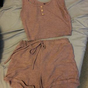 Matching short and tank top set